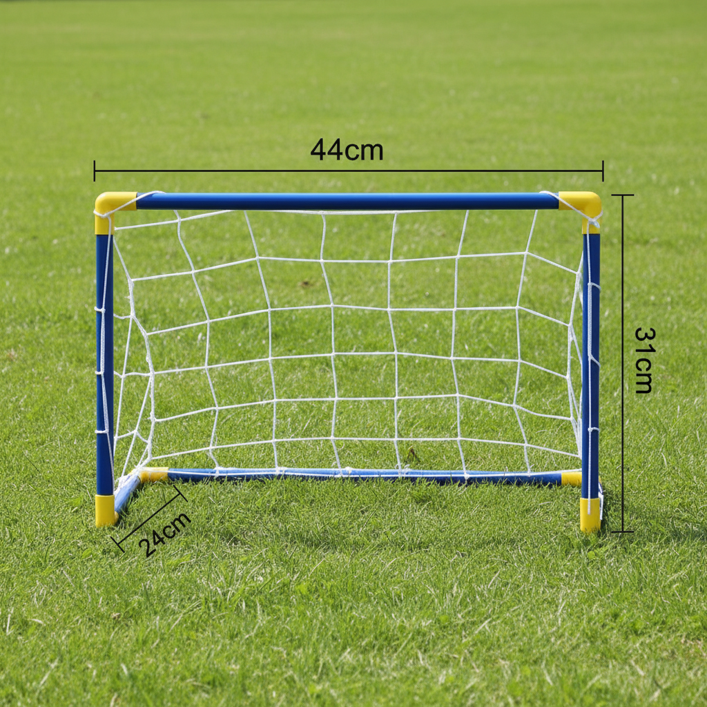 Bramka do piłki nożnej z pełnymi wymiarami