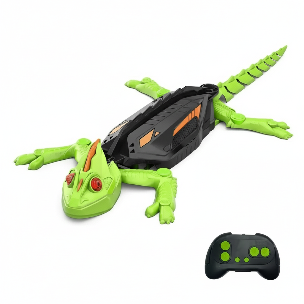 Zdalnie sterowana jaszczurka bez tła